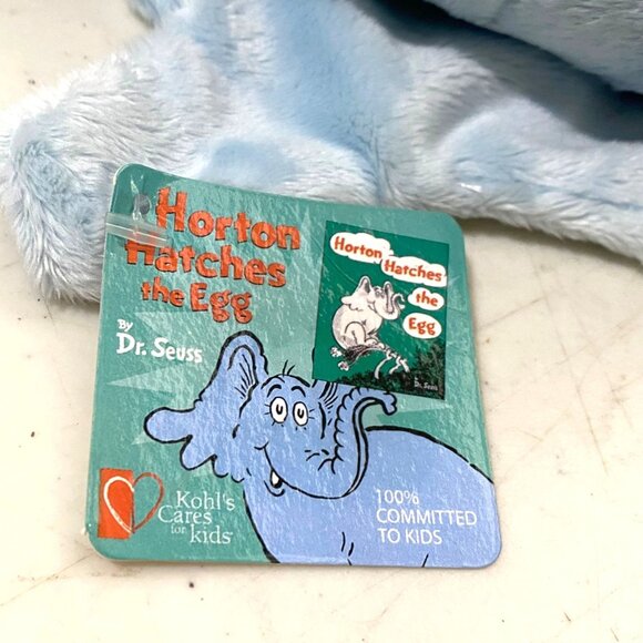 Kohls Cares Horton Hatches the Egg Elephant Plush 10" Dr Seuss Stuffed Animal - Picture 5 of 6